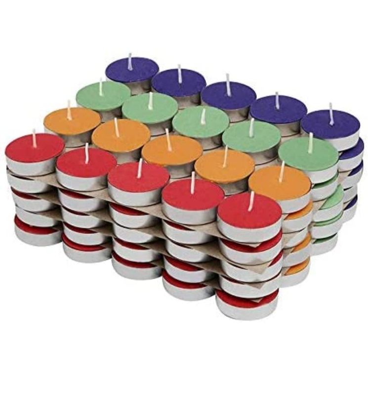 SweetMom Multicolor Tea Light Candle